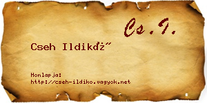 Cseh Ildikó névjegykártya